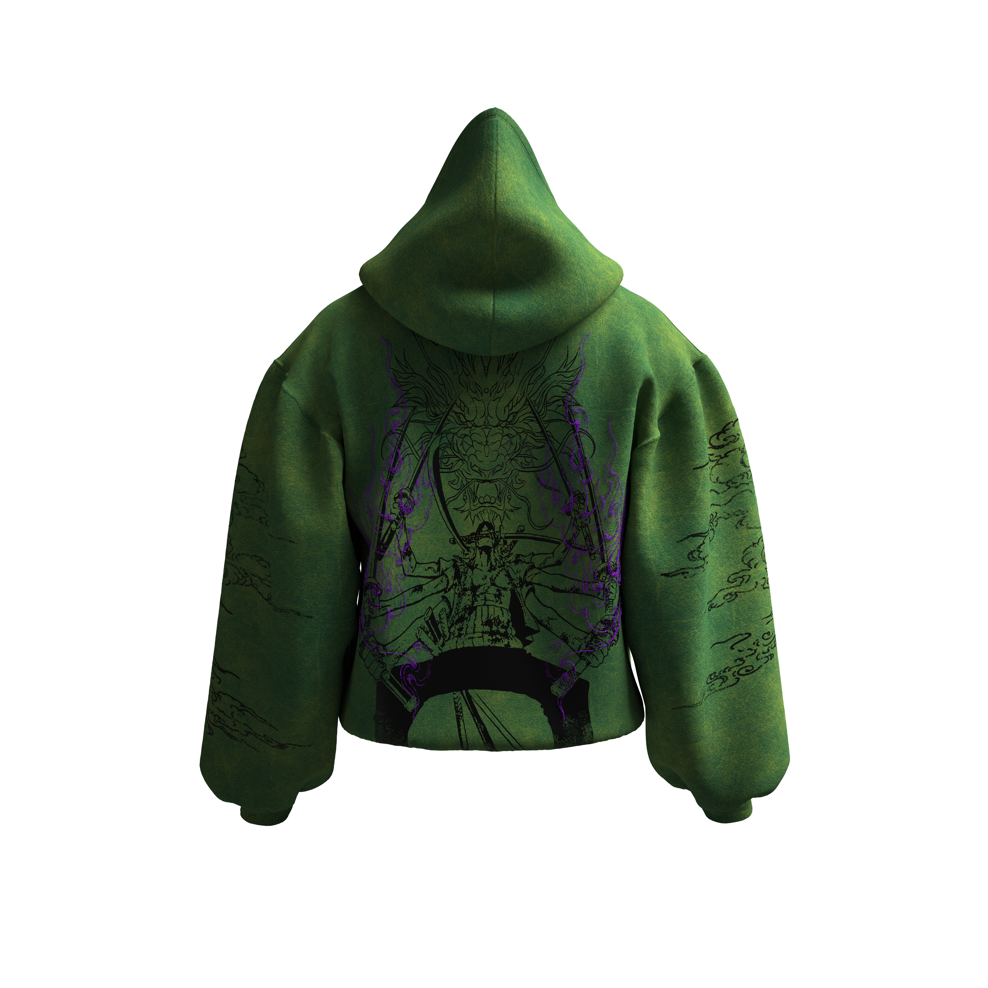 GREEN HOODIE