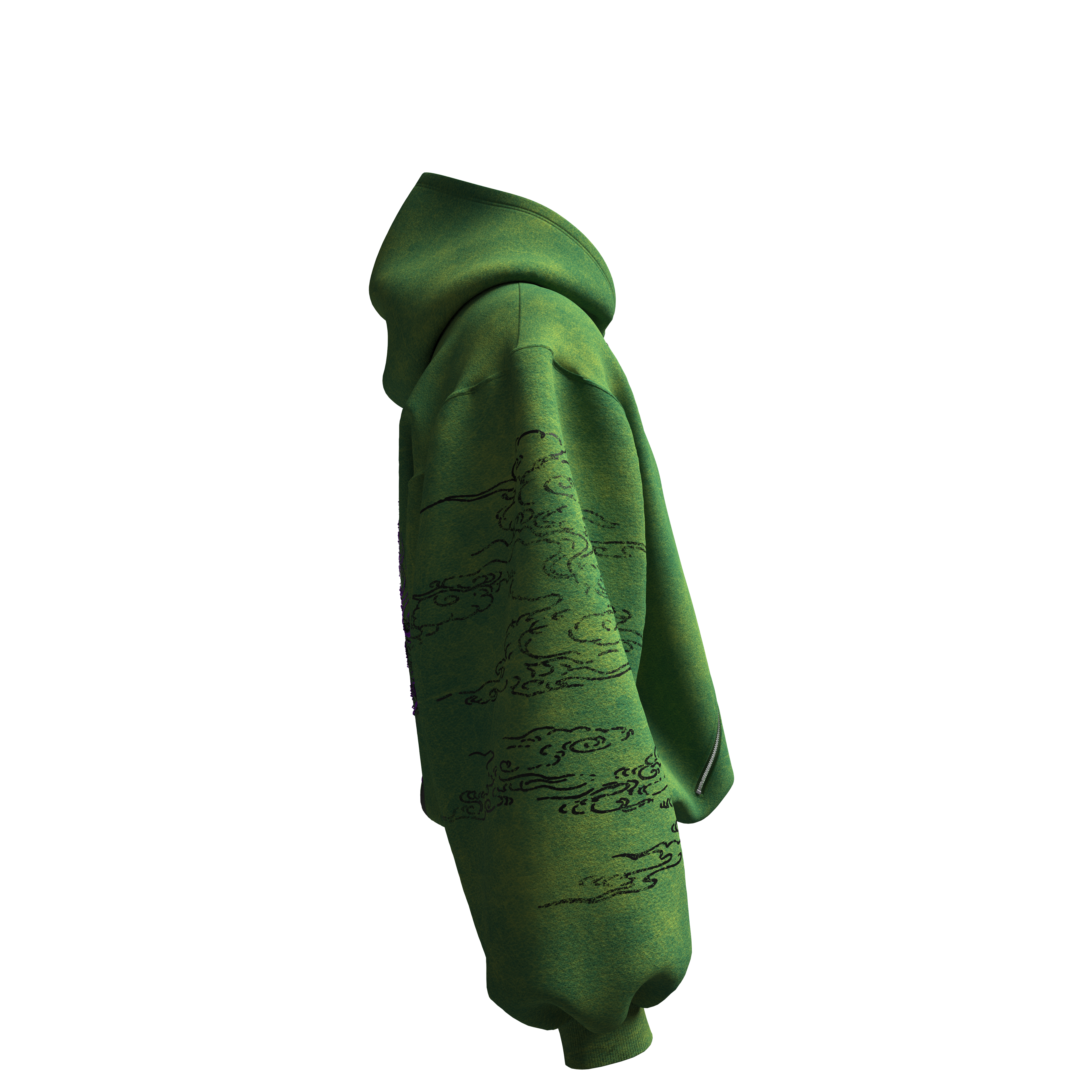 GREEN HOODIE