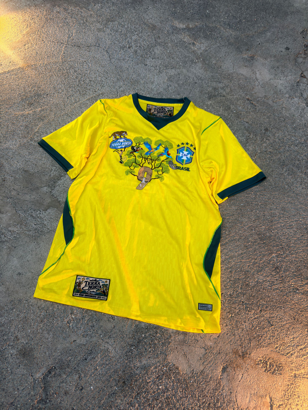 BRAZIL EMBROIDERY JERSEY