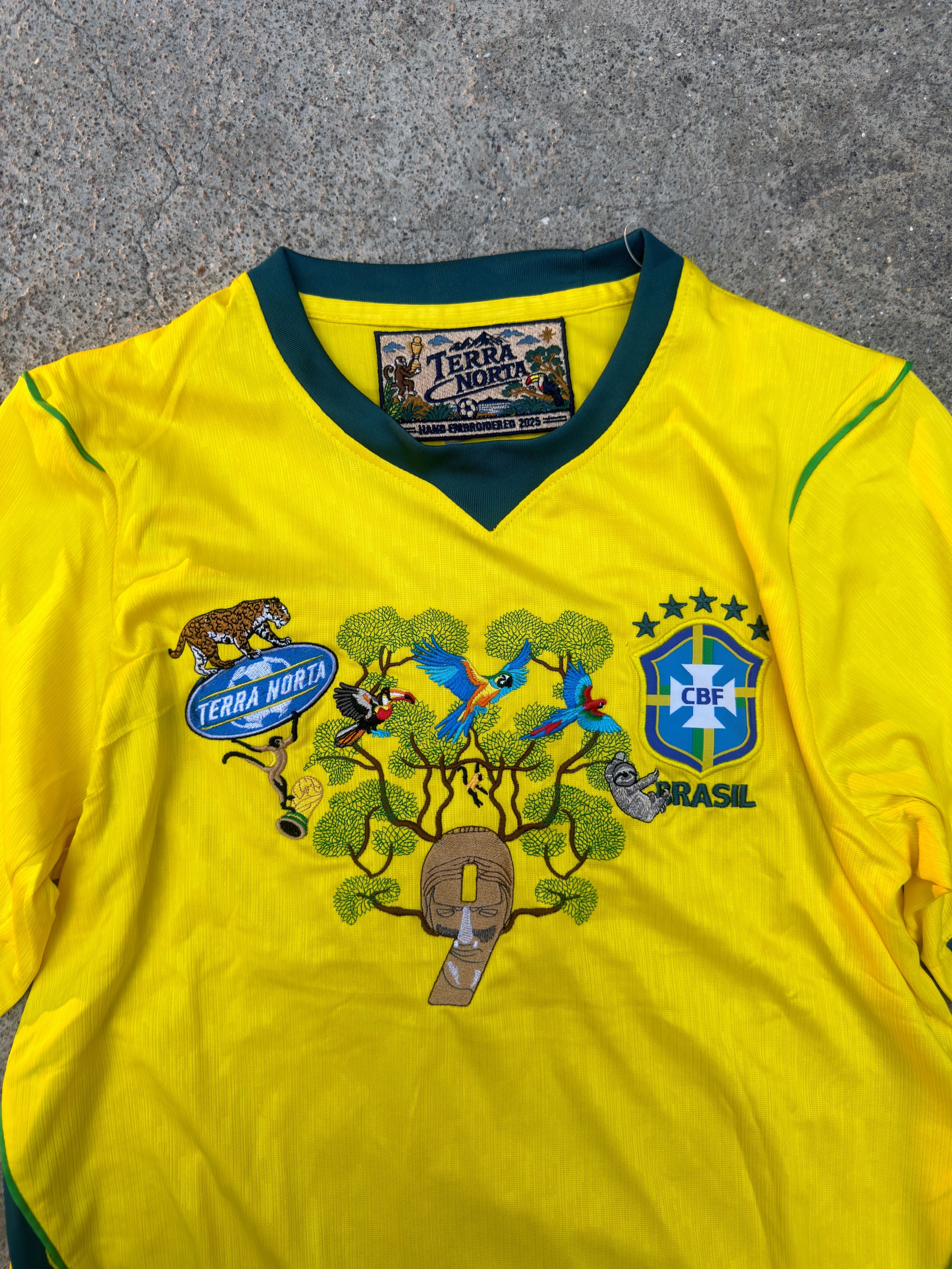 BRAZIL EMBROIDERY JERSEY