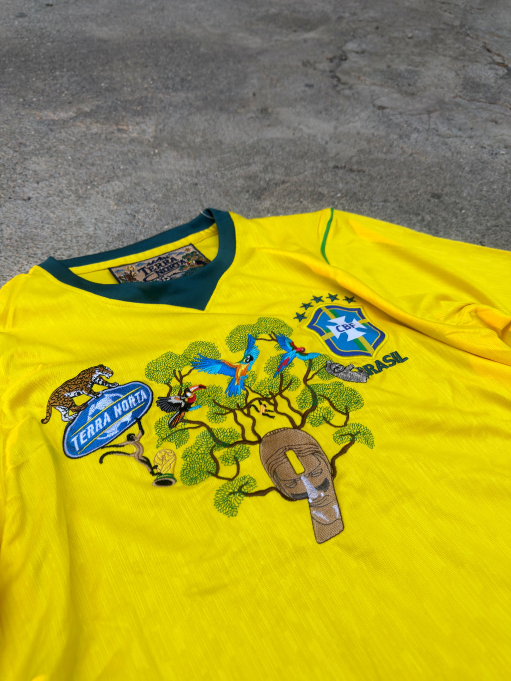 BRAZIL EMBROIDERY JERSEY