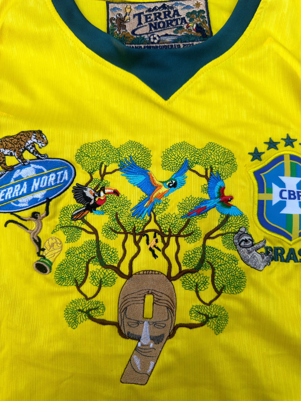 BRAZIL EMBROIDERY JERSEY