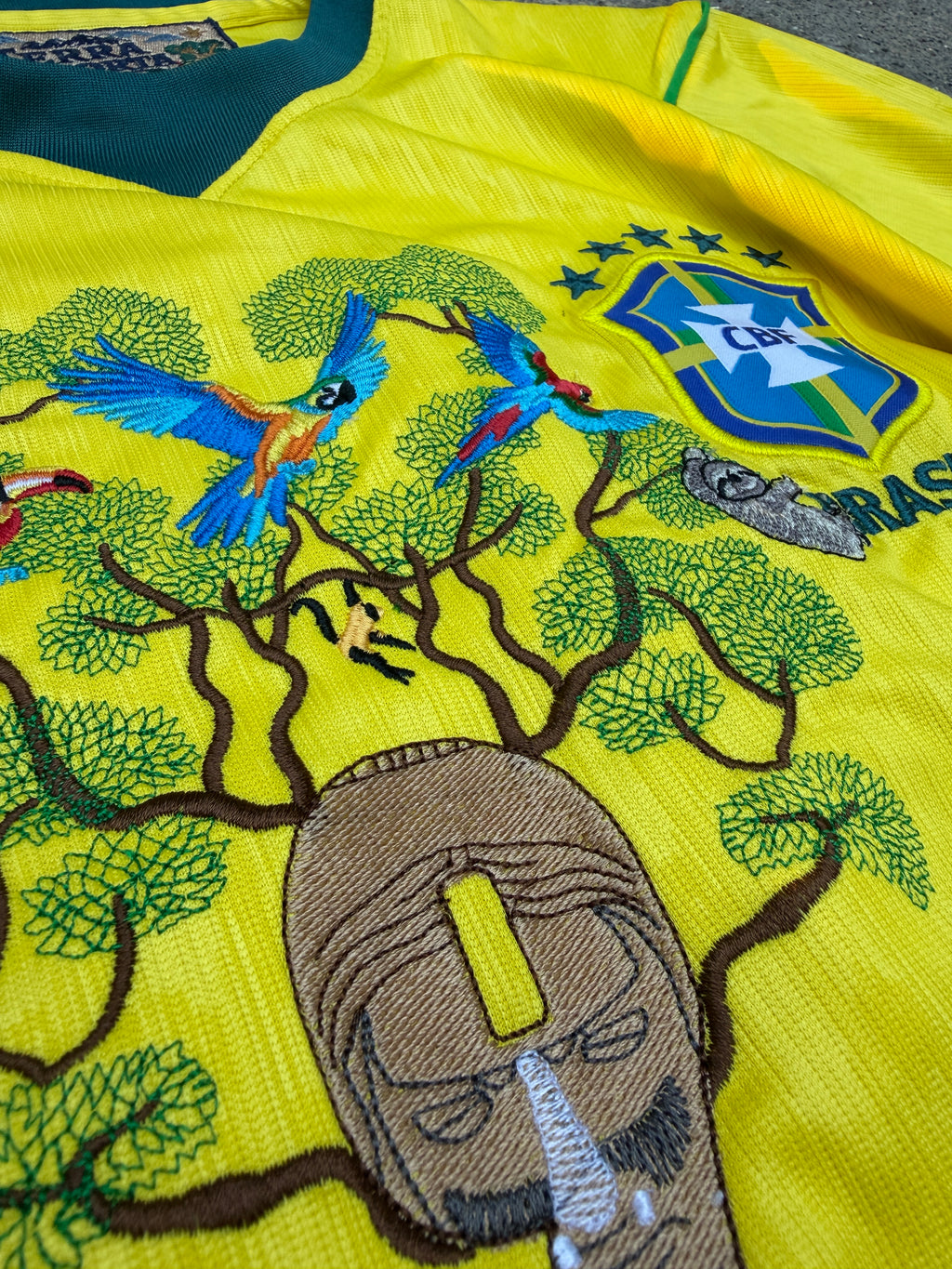 BRAZIL EMBROIDERY JERSEY