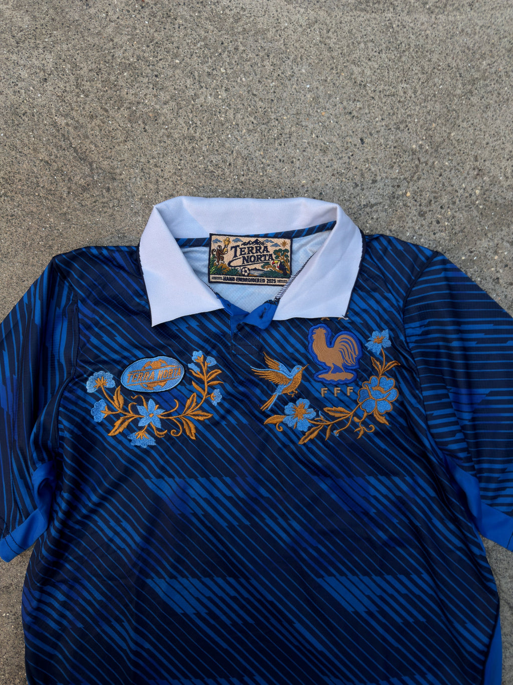 FRANCE EMBROIDERY JERSEY