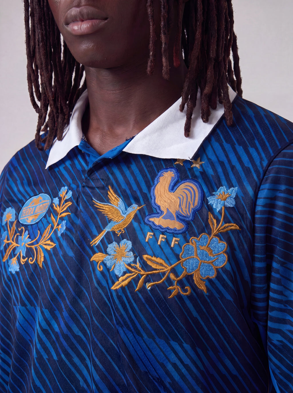 FRANCE EMBROIDERY JERSEY