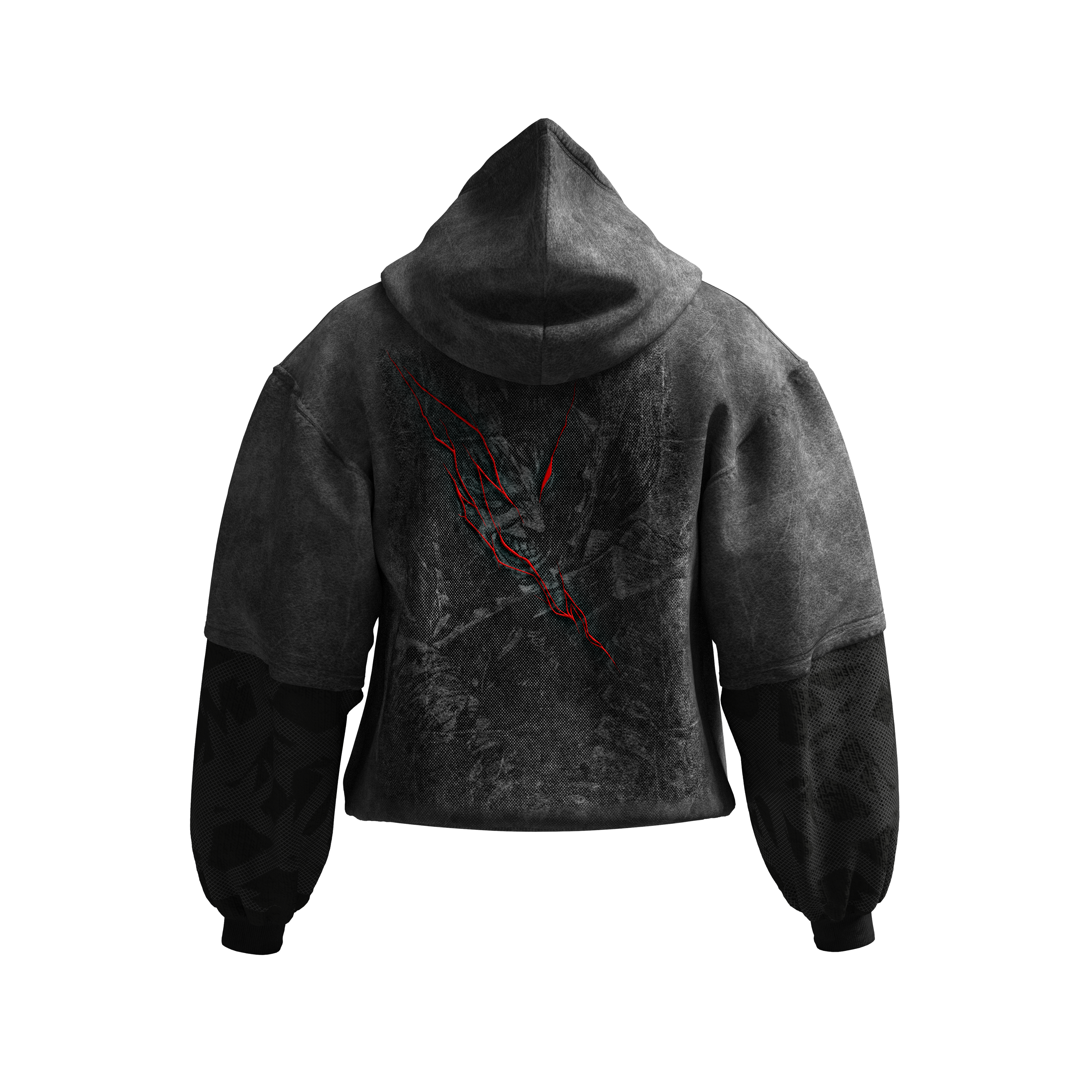 Dark Gray Oversized Hoodie